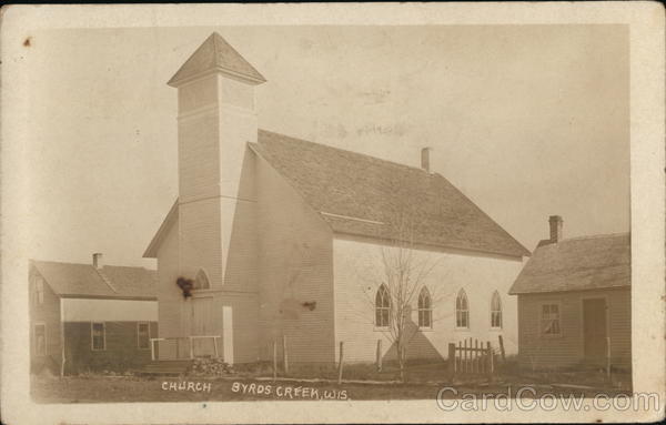 View of Church Byrds Creek Wisconsin