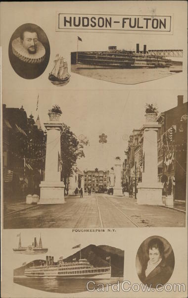 Hudson-Fulton Poughkeepsie New York 1909 Hudson-Fulton Celebration