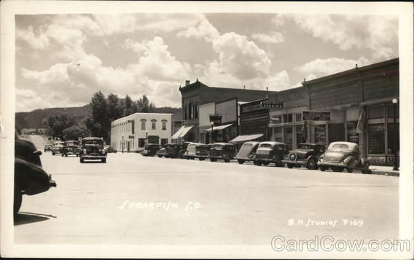 Business District Spearfish South Dakota