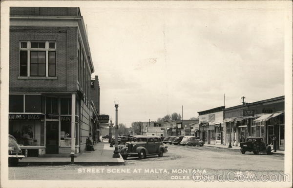 Street Scene Malta Montana