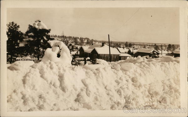 Flagstaff in Winter Arizona