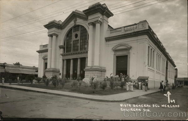 Vista General Del Mercado Culiacan Mexico