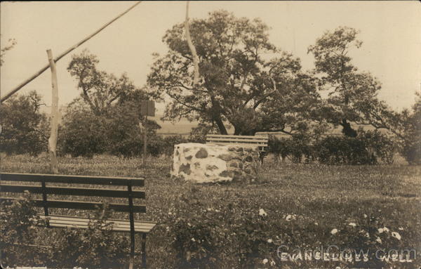 Evangelines Well Grand Pre NS Canada Nova Scotia
