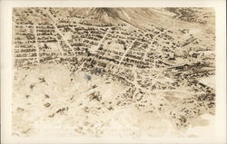 Airplane View Tonopah, NV Postcard Postcard Postcard