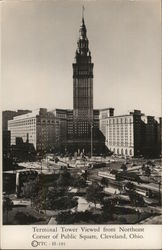 Terminal Tower Viewed from Northeast Corner of Public Square Terminal Tower Viewed from Northeast Corner of Public Square