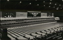 1948 American Bowling Congress Detroit, MI Postcard Postcard Postcard