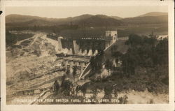 Comerford Dam Gneral View from Switch Yard, F. N. F., Upper Dev. Postcard