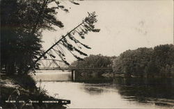 Wilson Avenue Bridge Menomonie, WI Postcard Postcard Postcard