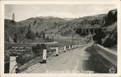 Ellensburg-Cle Elum Highway Postcard