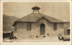 Public School Gardiner, MT Postcard Postcard Postcard