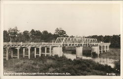 Bridge Over Ocmulgee River Postcard