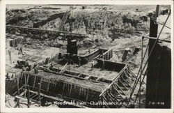 Jim Woodruff Dam Construction Chattahoochee, FL Postcard Postcard Postcard