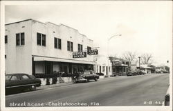 Street Scene Chattahoochee, FL Postcard Postcard Postcard