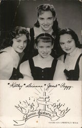 The Lennon Sisters, Lawrence Welk Performers & Groups Postcard Postcard Postcard