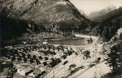 Building of Dam, Probably Roosevelt Dam Arizona Boulder City Postcard Postcard Postcard