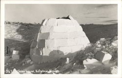 Snow House Postcard