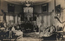 Drawing Room, Henderson House Jordanville, NY Postcard Postcard Postcard