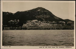 View of the Peak from the Harbour HongKong, China Postcard Postcard Postcard