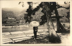 Geisha Waterside Postcard