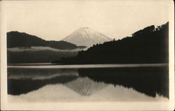 View of Mt. Fuji From Lake Postcard