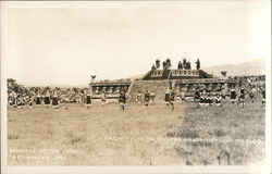 Sacrifice to the Gods Teotihuacan, Mexico Postcard Postcard Postcard