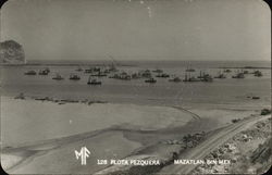 Flota Pezquera Mazatlan, Sinaloa Mexico Postcard Postcard Postcard