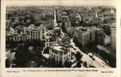 Les Services Administratifs Militres et l'Avenue Mers-Sultan Postcard