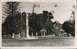 Edith Cowan Memorial and Entrance to King's Park Perth, WA Australia Postcard Postcard Postcard