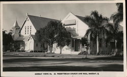 Presbyterian Church and Hall, Q. Postcard