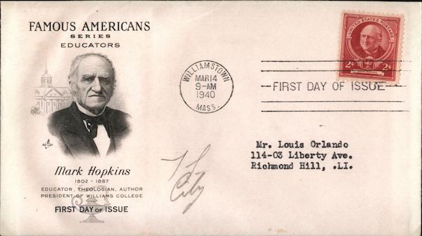 Famous Americans Series Educators First Day Covers