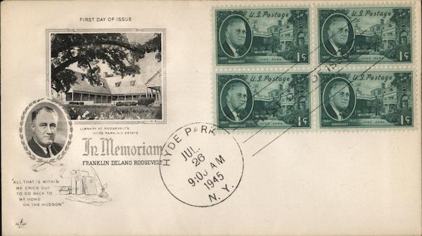 In Memoriam Franklin Delano Roosevelt April 12, 1945