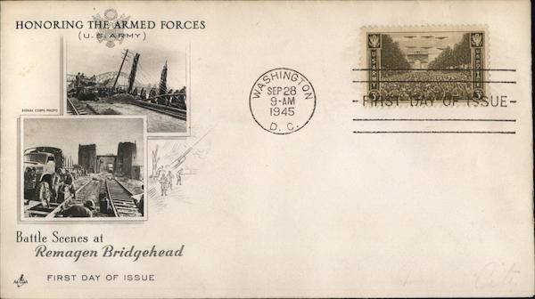 HONORING THE ARMED FORCES (U.S. ARMY) First Day Covers