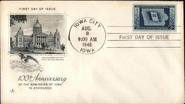 100th Anniversary of the Admission of Iowa to Statehood