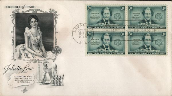 Honoring Juliette Low First Day Covers