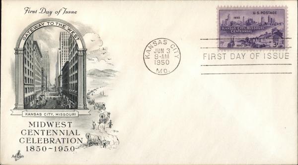 Midwest Centennial Celebration First Day Covers