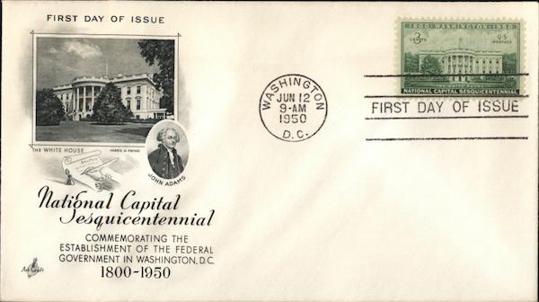 National Capital Sesquicentennial First Day Covers