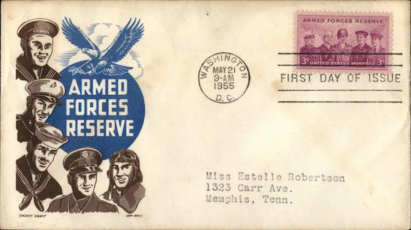 Armed Forces Reserve First Day Covers