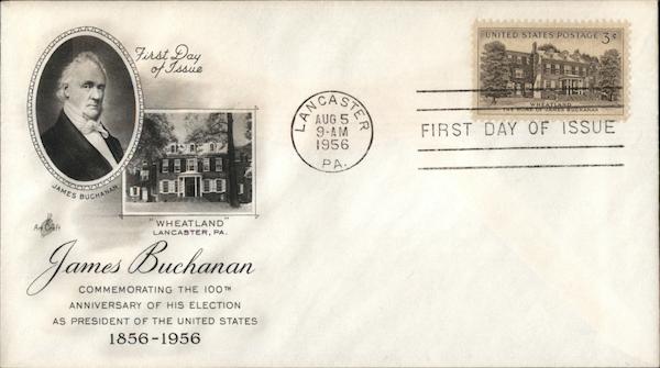 James Buchanan First Day Covers