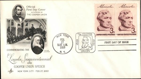 Commemorating the Lincoln Sesquicentennial and Copper Union Speech New York City: Feb 27, 1860