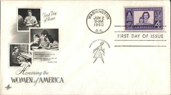 Honoring the Women of America First Day Covers