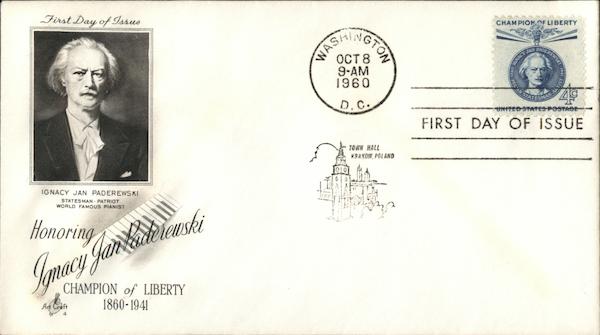 Honoring Ignacy Jan Paderwski Champion of Liberty 1860 - 1941