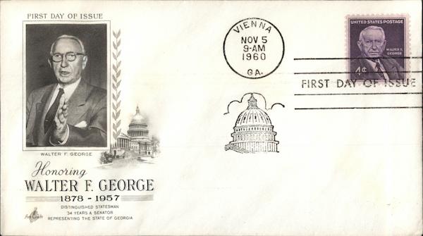 Honoring Walter F. George First Day Covers