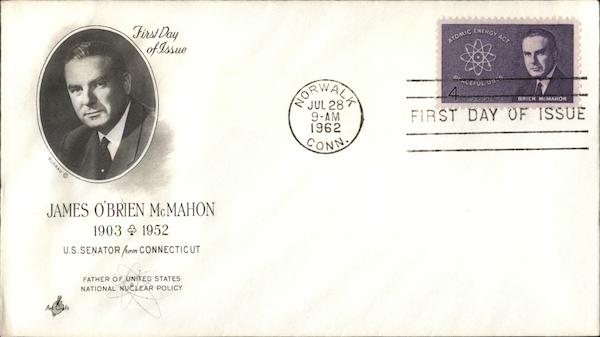 James O'Brien McMahon 1903-1952 First Day Covers