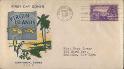 Territorial Series - Virgin Islands "Pavois" First Day Cover