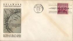 Delaware 1638 - 1938 Tercentenary First Day Cover