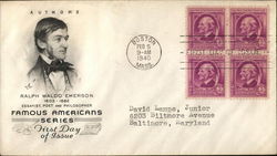 Famous Americans Series - Authors - Ralph Waldo Emerson, 1803-1882 Famous Americans Series - Authors - Ralph Waldo Emerson, 1803-1882