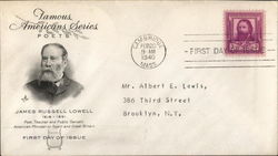 Famous Americans Series - Poets James Russell Lowell 1819 - 1891 Famous Americans Series - Poets James Russell Lowell 1819 - 1891
