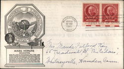 Mark Hopkins Educator First Day Cover