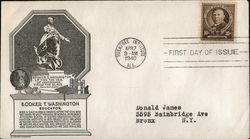 Booker T. Washington - Educator First Day Cover