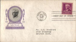 Famous American Scientist - Luther Burbank - 1849 - 1926 First Day Cover